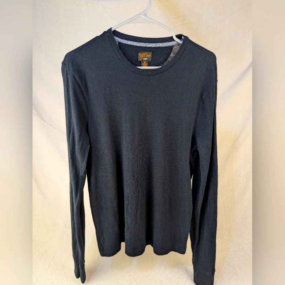 J.crew cashmere‎ blend size medium long sleeve t-shirt black.